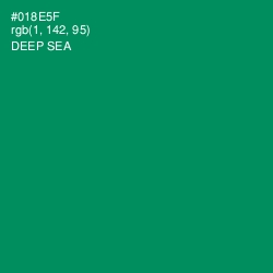 #018E5F - Deep Sea Color Image