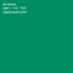 #018E64 - Observatory Color Image