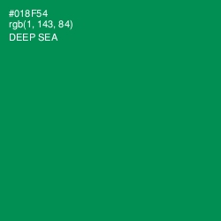 #018F54 - Deep Sea Color Image