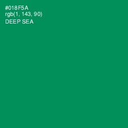 #018F5A - Deep Sea Color Image