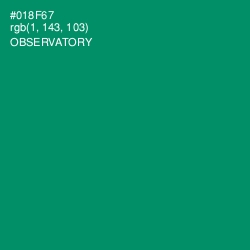 #018F67 - Observatory Color Image