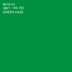 #019141 - Green Haze Color Image