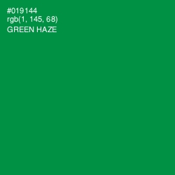 #019144 - Green Haze Color Image