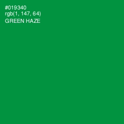 #019340 - Green Haze Color Image