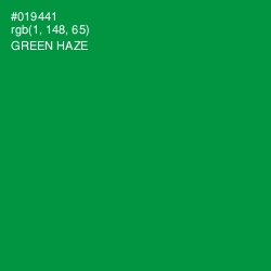 #019441 - Green Haze Color Image