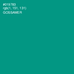 #019783 - Gossamer Color Image