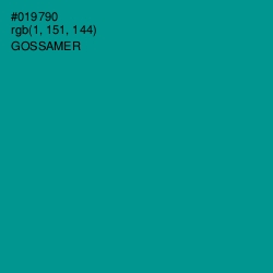 #019790 - Gossamer Color Image