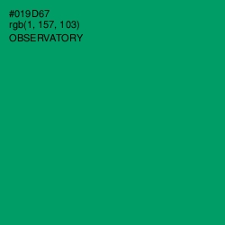 #019D67 - Observatory Color Image