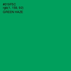 #019F5C - Green Haze Color Image