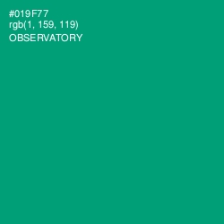 #019F77 - Observatory Color Image