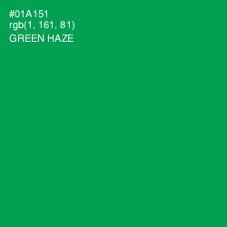 #01A151 - Green Haze Color Image