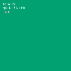 #01A172 - Jade Color Image