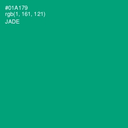 #01A179 - Jade Color Image