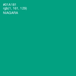 #01A181 - Niagara Color Image
