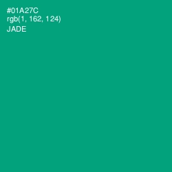 #01A27C - Jade Color Image