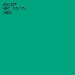 #01A27F - Jade Color Image