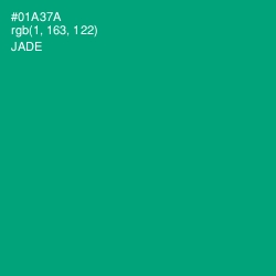 #01A37A - Jade Color Image