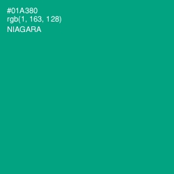 #01A380 - Niagara Color Image