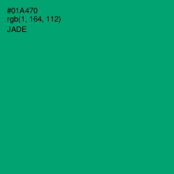 #01A470 - Jade Color Image