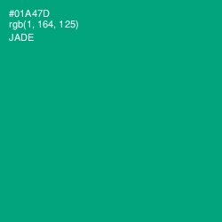 #01A47D - Jade Color Image