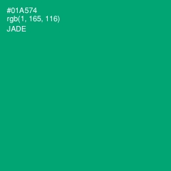 #01A574 - Jade Color Image