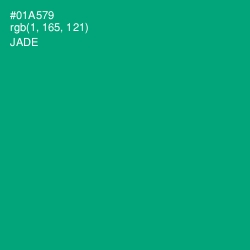 #01A579 - Jade Color Image