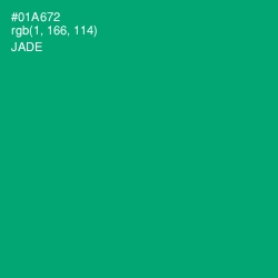 #01A672 - Jade Color Image