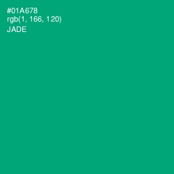 #01A678 - Jade Color Image