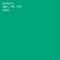 #01A67D - Jade Color Image