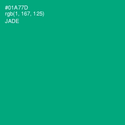 #01A77D - Jade Color Image