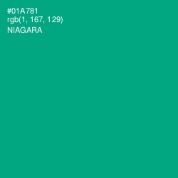 #01A781 - Niagara Color Image