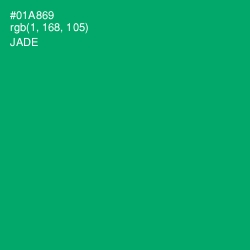 #01A869 - Jade Color Image