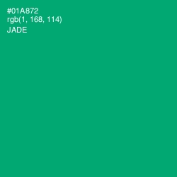 #01A872 - Jade Color Image