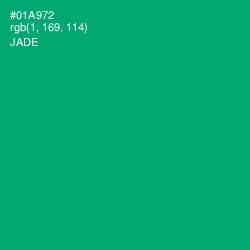 #01A972 - Jade Color Image