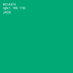 #01A974 - Jade Color Image