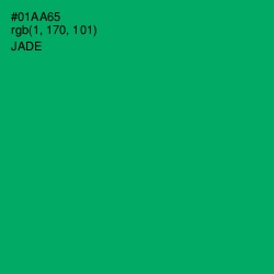 #01AA65 - Jade Color Image