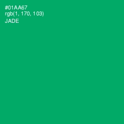 #01AA67 - Jade Color Image