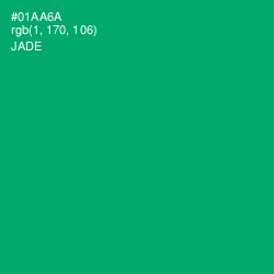 #01AA6A - Jade Color Image