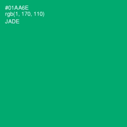 #01AA6E - Jade Color Image