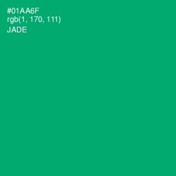 #01AA6F - Jade Color Image