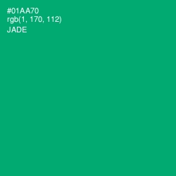 #01AA70 - Jade Color Image