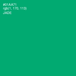 #01AA71 - Jade Color Image