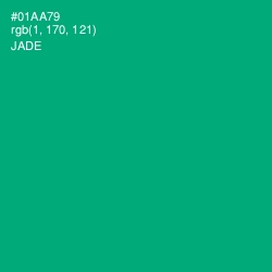 #01AA79 - Jade Color Image