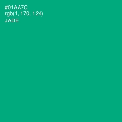 #01AA7C - Jade Color Image