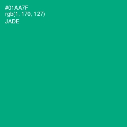 #01AA7F - Jade Color Image