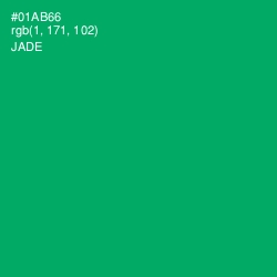 #01AB66 - Jade Color Image