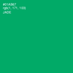 #01AB67 - Jade Color Image