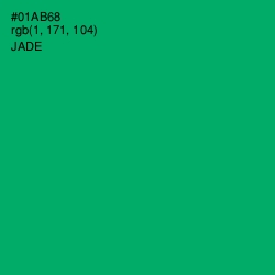 #01AB68 - Jade Color Image