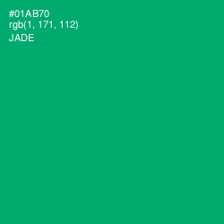 #01AB70 - Jade Color Image