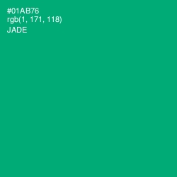 #01AB76 - Jade Color Image